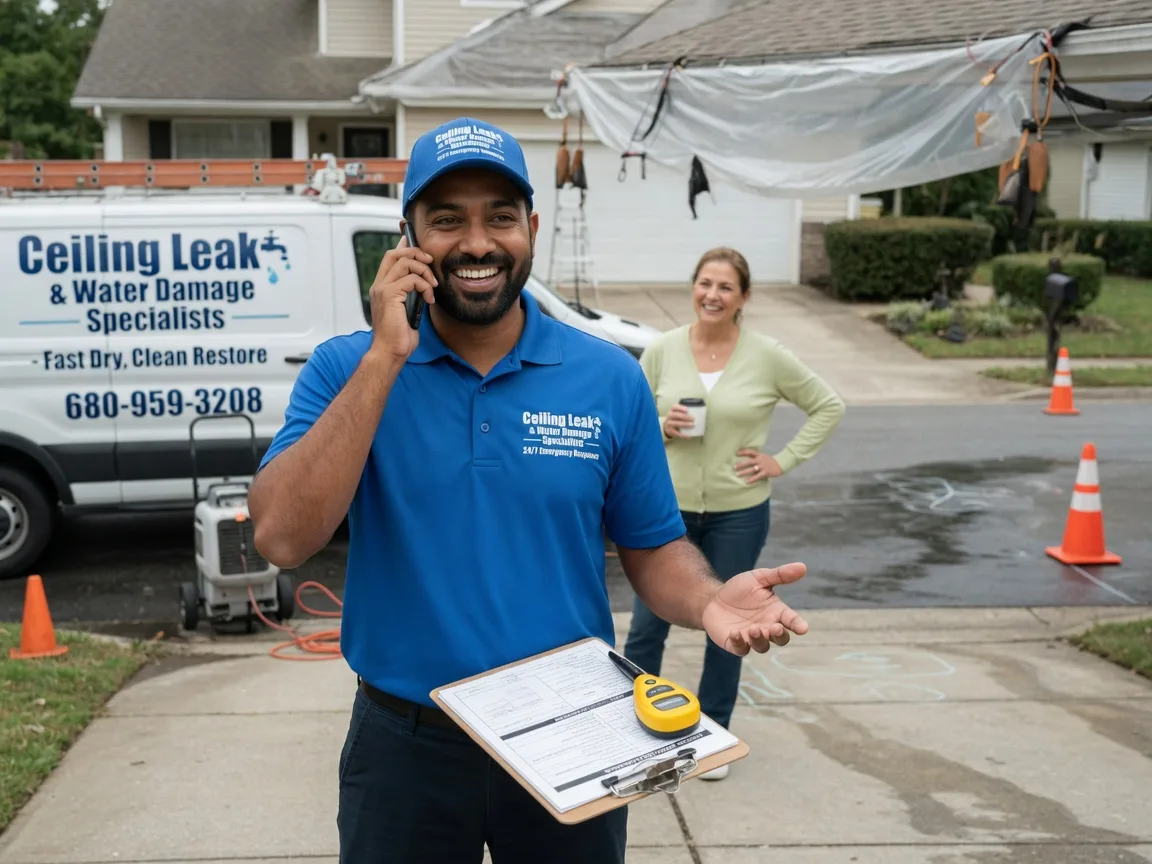 Ceiling Leak Cleanup Saint John, WA FAQs
